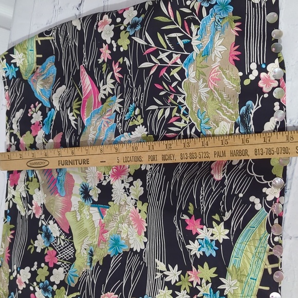 BEAUTIFUL ANNE CARSON 100% SILK ASIAN SKORT SIZE 12 - Picture 7 of 7